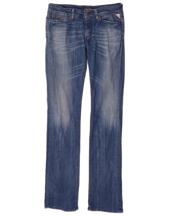 Replay Jean Slim Femme W30 L34 Bleu Coton