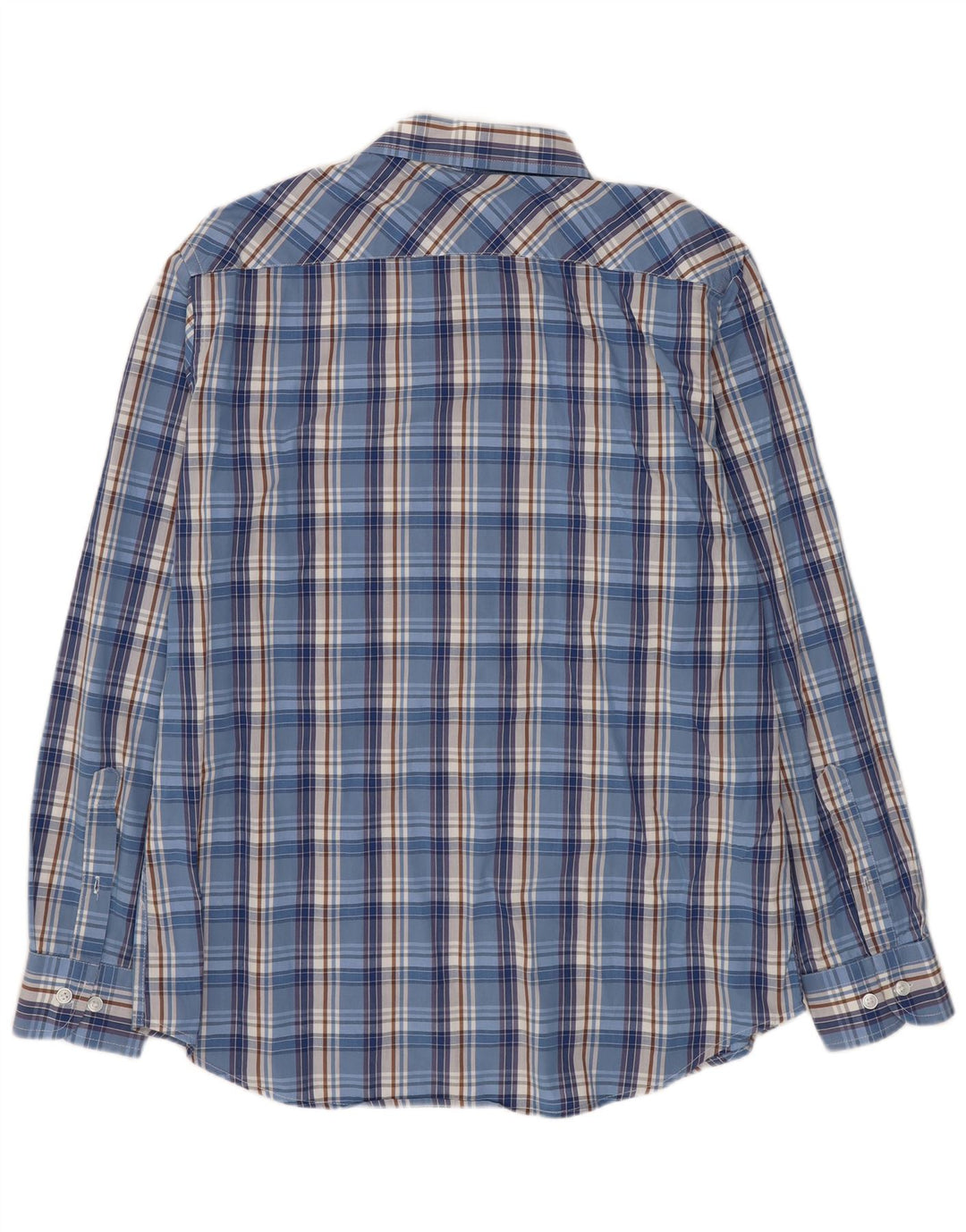 Carrera Chemise Regular Fit Grand Carreau Bleu Coton