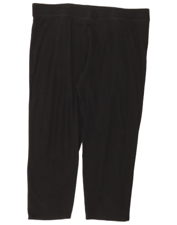 Zara Leggings Femme UK 24 4XL Coton Noir