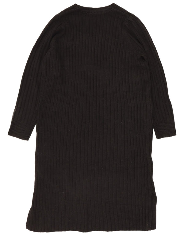 John Lewis Robe pull surdimensionnée à manches longues pour femme UK 44 Noir moyen