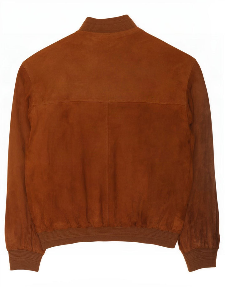 Maximilian Veste bomber en daim pour homme UK 42 XL Marron