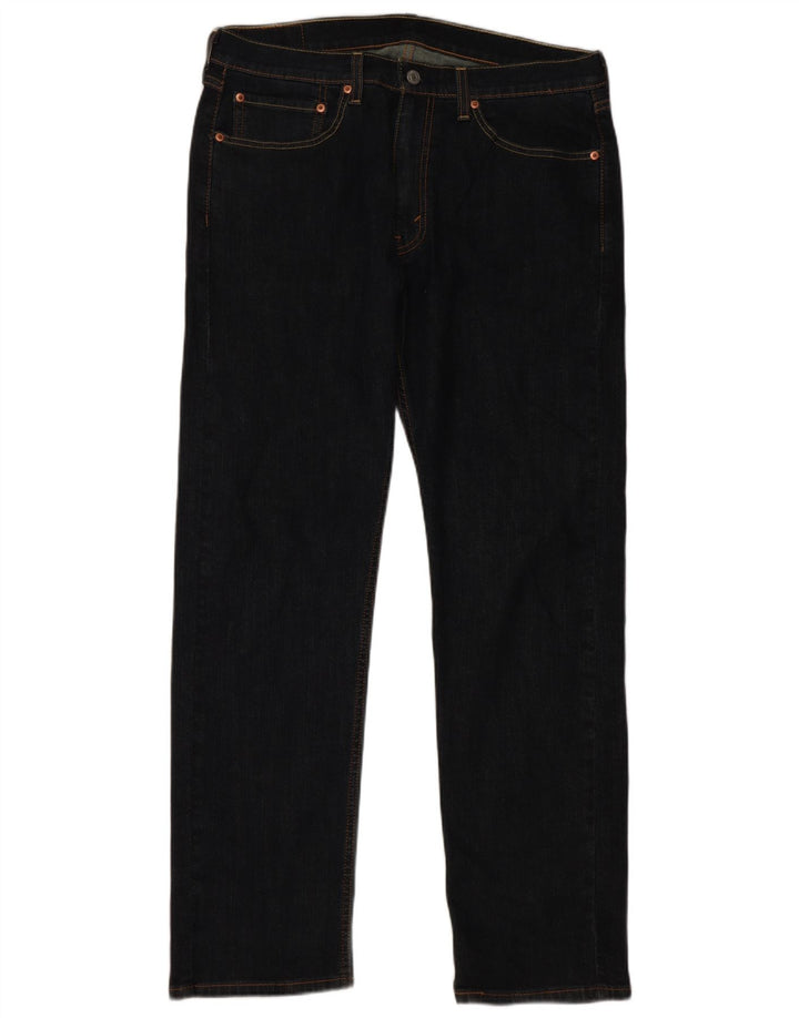 Levi's Jean Droit 505 Homme W34 L32 Bleu Marine Coton