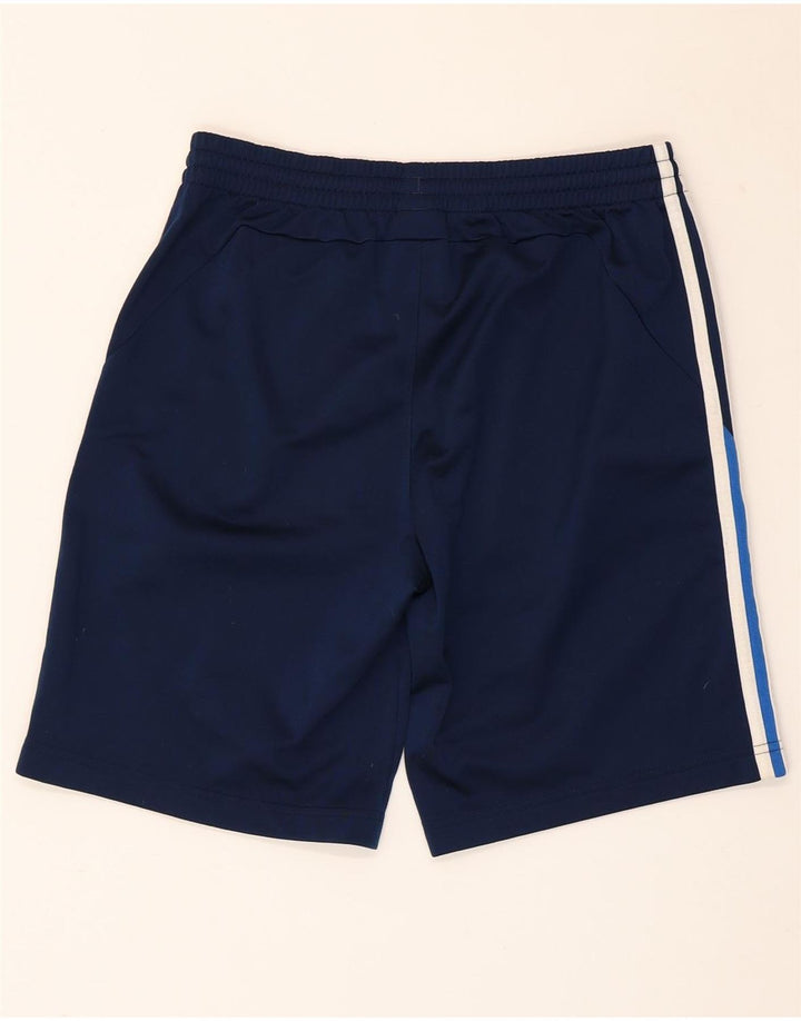 Adidas Short de Sport Garçon 15-16 Ans Bleu Marine Colorblock Polyester