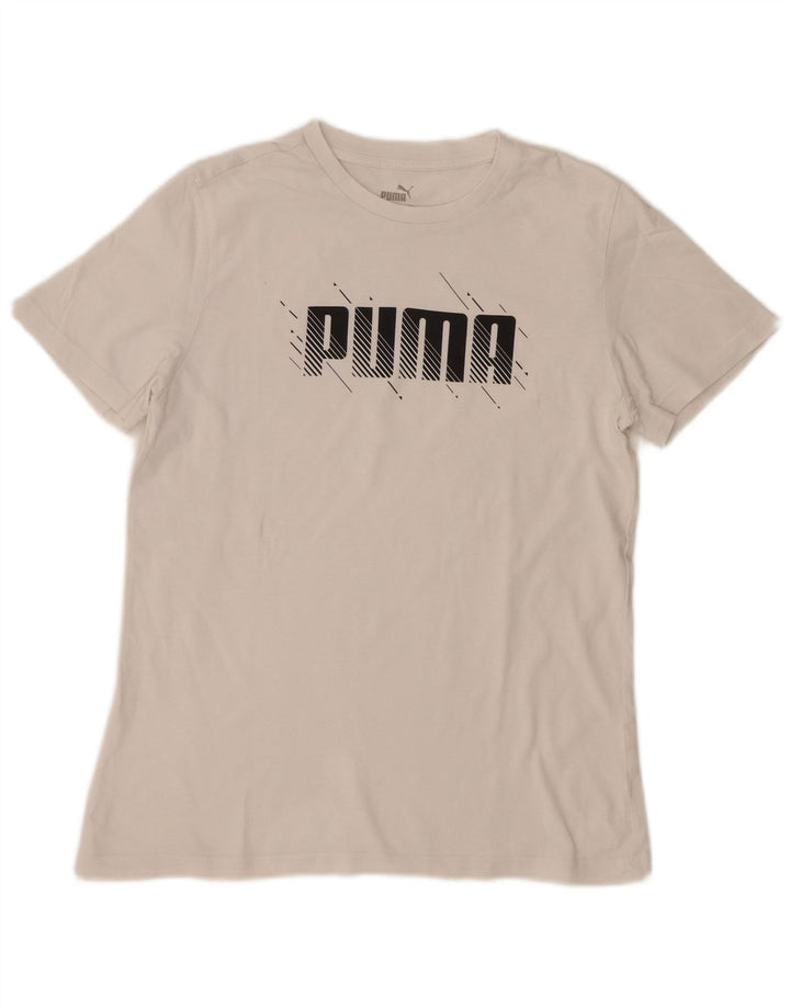 Puma T-Shirt Graphique Garçon 13-14 ans Blanc