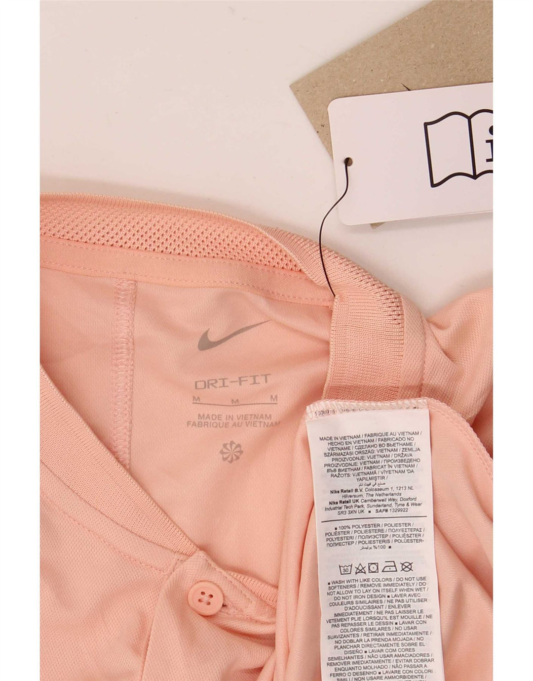 Nike Hommes Dri Fit T-Shirt Haut Rose Moyen Polyester
