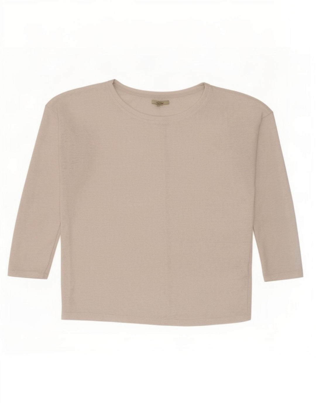 Zara Femme Trafaluc Top Manches Longues UK 14 Medium Blanc