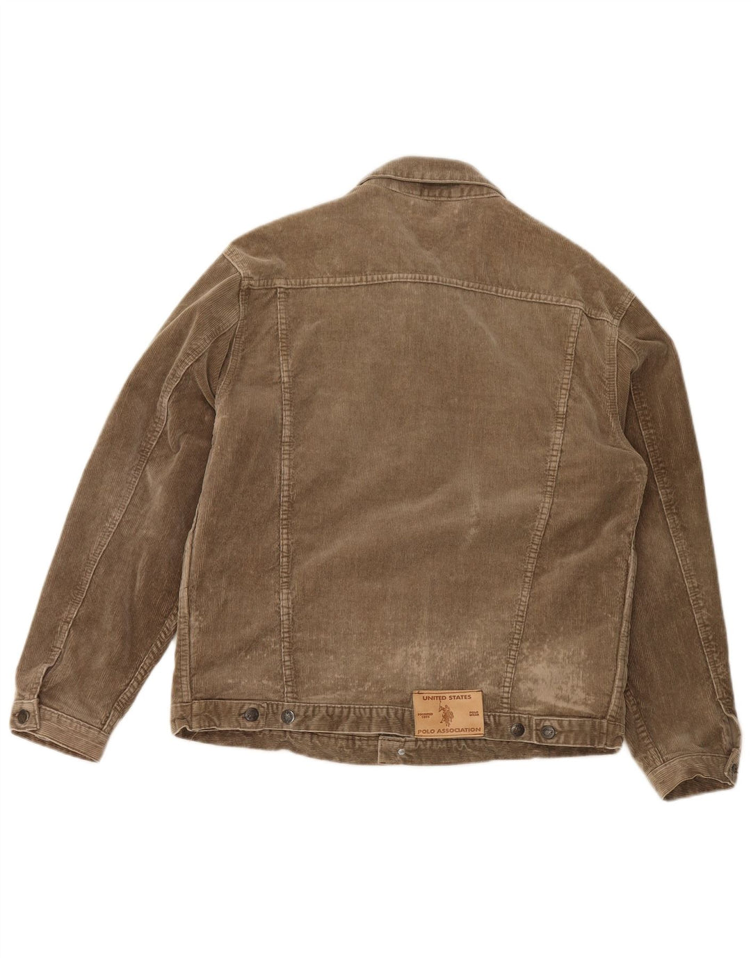 POLO AMÉRICAIN ASSN. Veste en velours côtelé pour homme UK 42 XL Beige