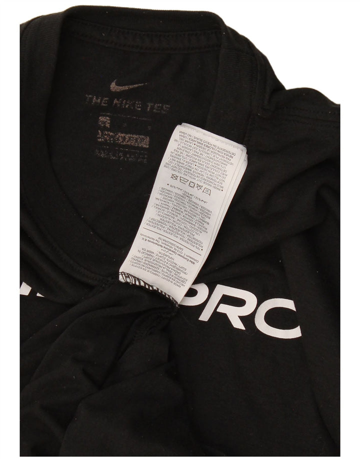 Nike Hommes Dri Fit Graphic T-Shirt Haut Large Noir Polyester