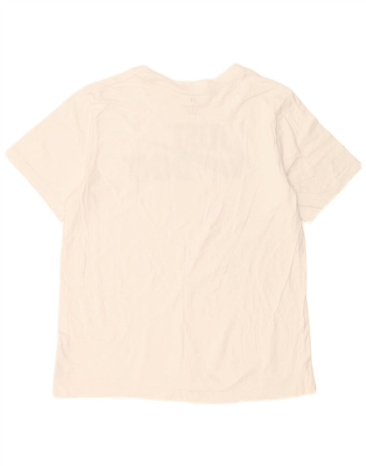 Nike T-shirt graphique pour homme en coton blanc Taille L