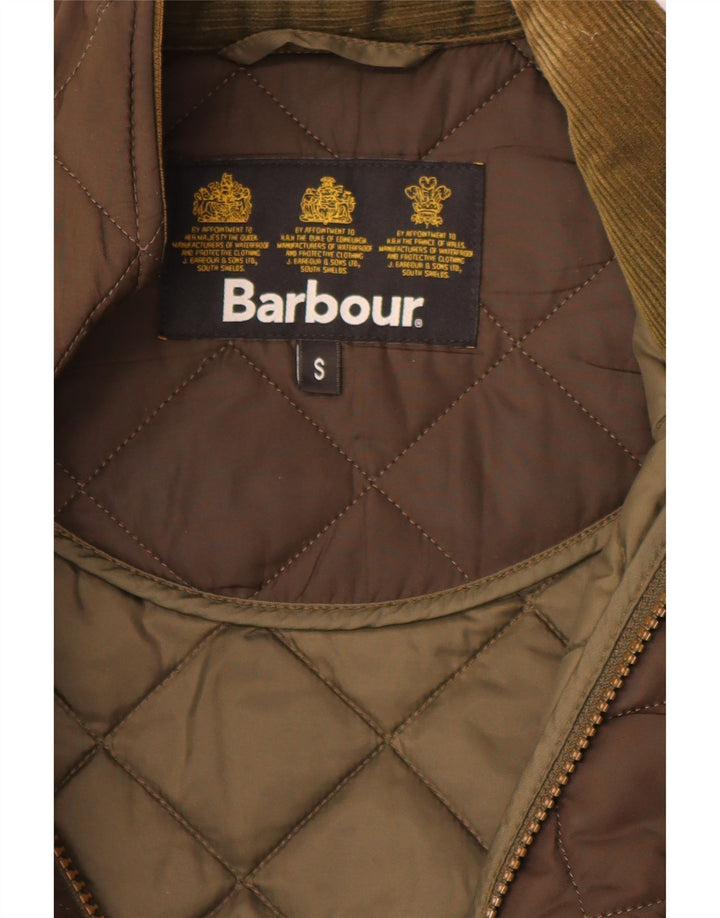 Barbour Veste matelassée pour homme UK 36 Petit Marron Polyester