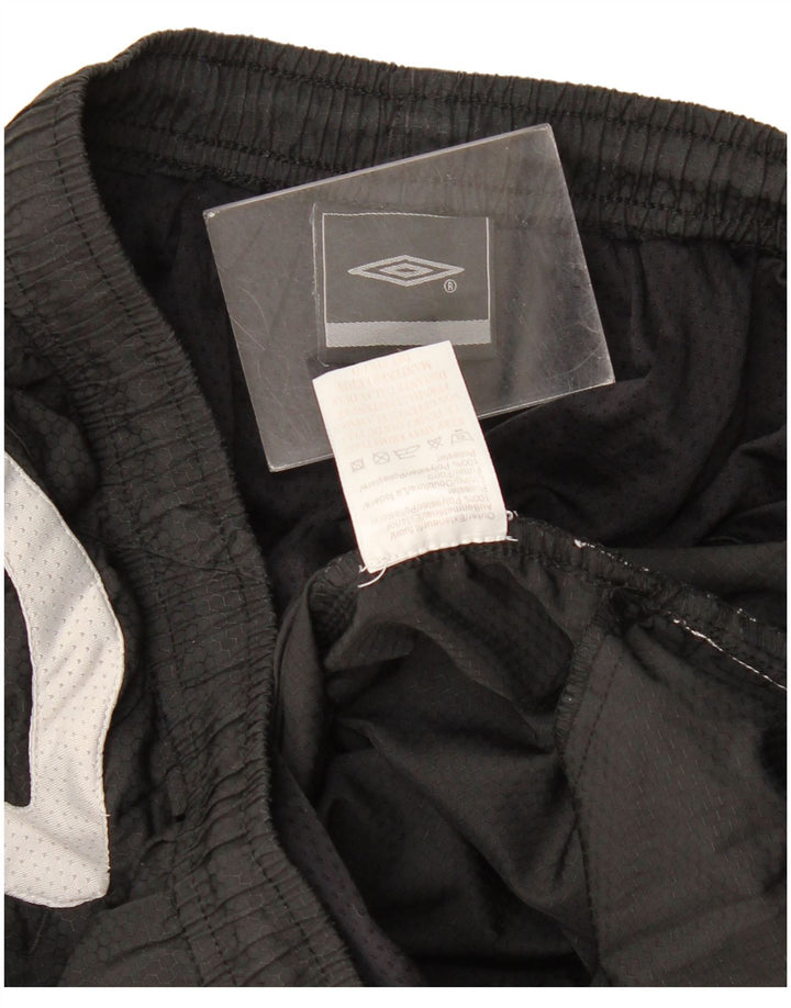 Umbro Short de Sport Homme 2XL Noir Colorblock Polyester