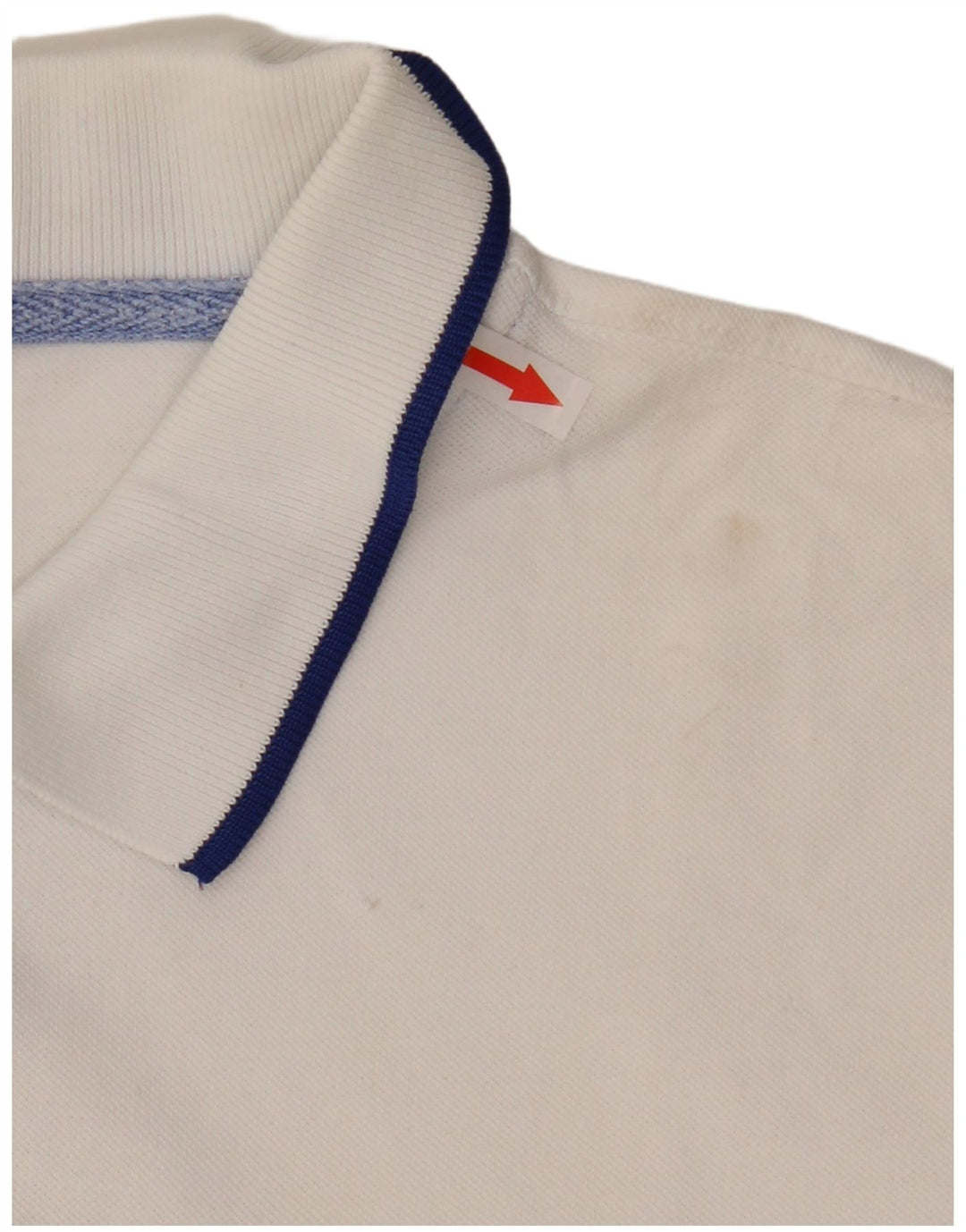 Rhode Island Polo graphique homme grand coton blanc