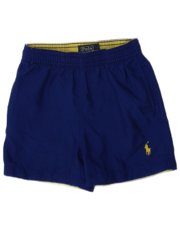 POLO RALPH LAUREN Short de sport bébé garçon 12-18 mois bleu polyester