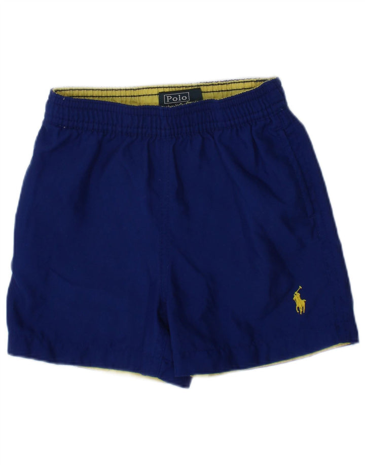 POLO RALPH LAUREN Short de sport bébé garçon 12-18 mois bleu polyester