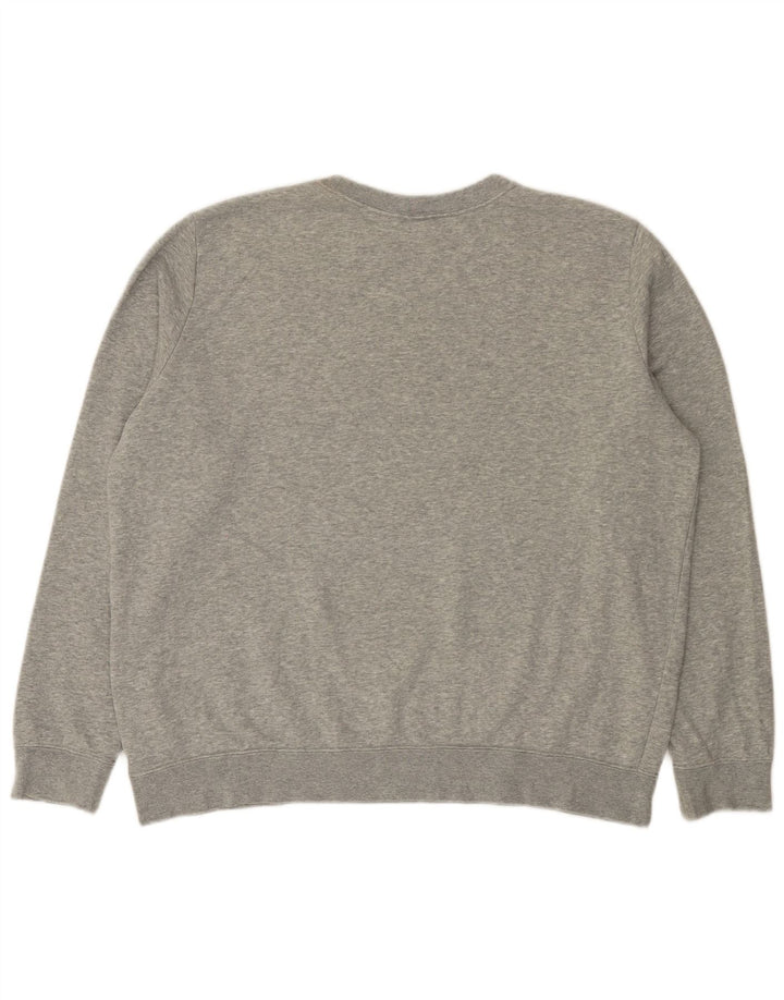 Nike Sweat-shirt surdimensionné graphique pour femme UK 18 XL Gris moucheté