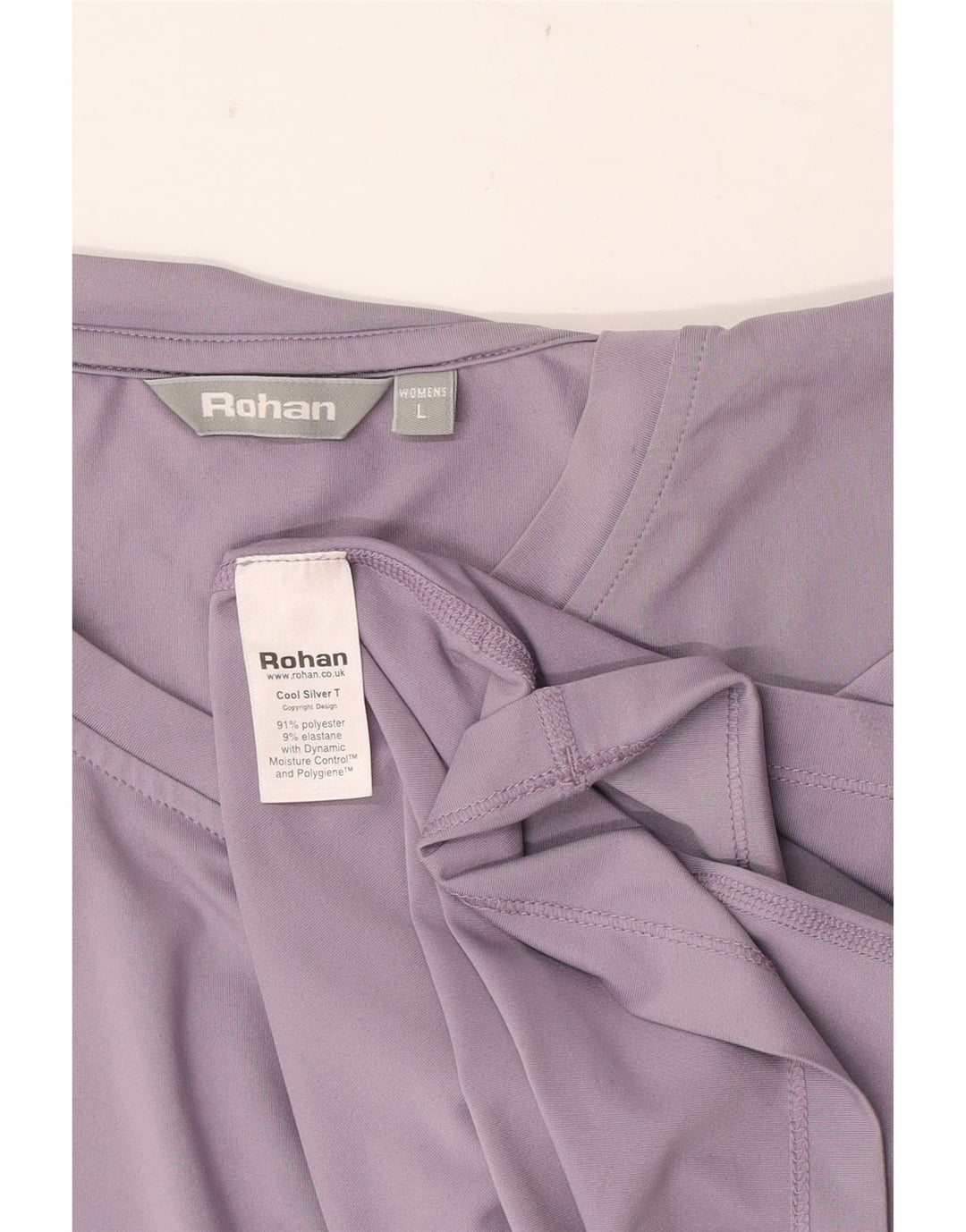Rohan T-Shirt Femme Top UK 16 Large Violet Polyester