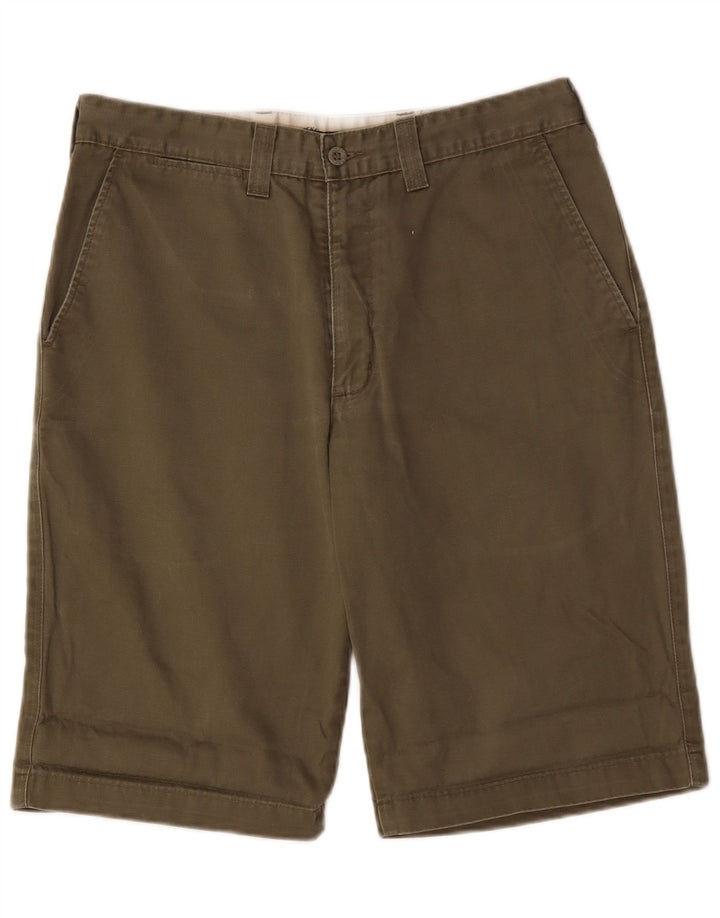 DOCKERS Short Chino Khakis W31 Homme Kaki Moyen Coton