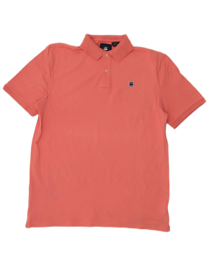 G-STAR Polo Homme Large Rose Coton
