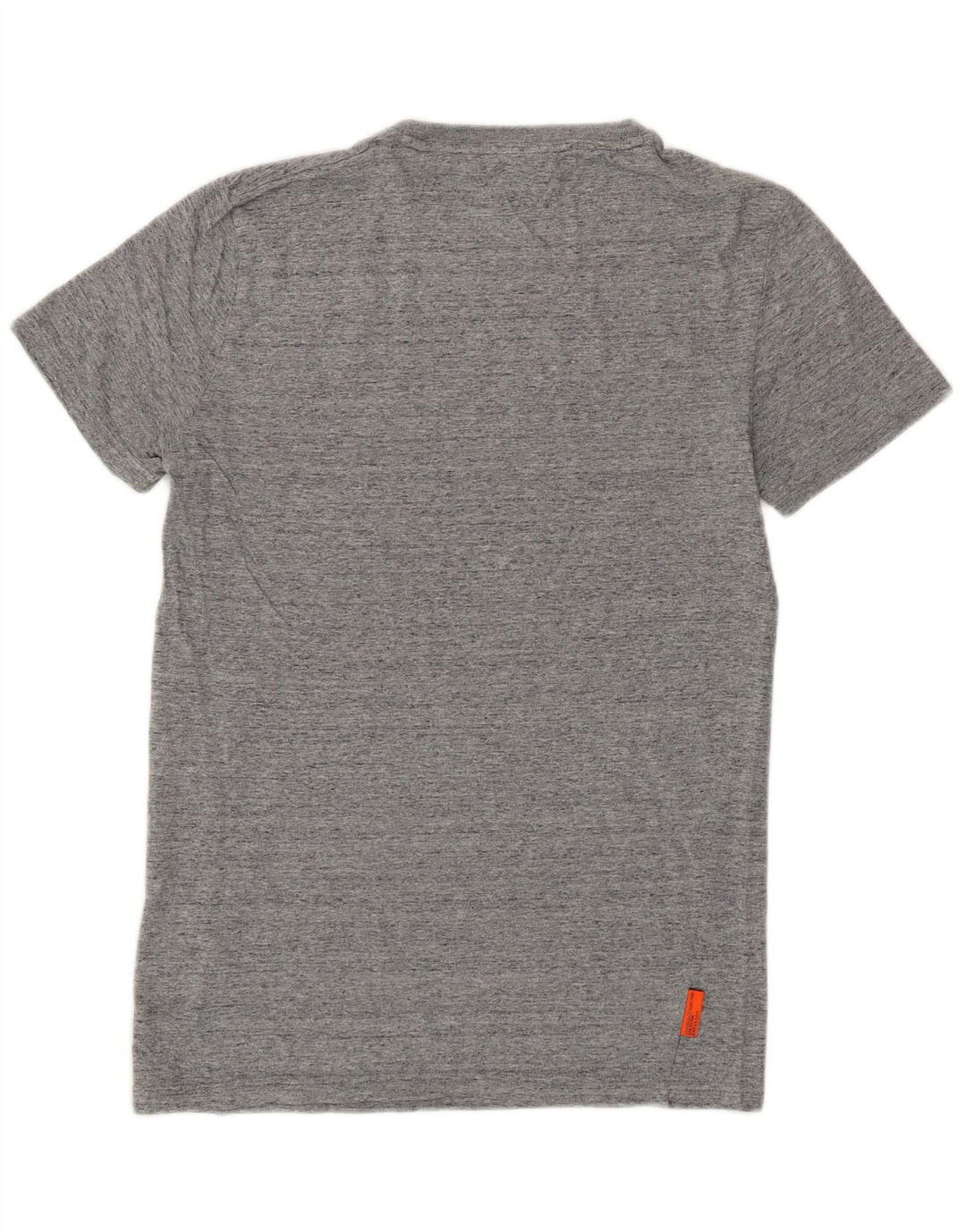 Superdry T-Shirt Top XS Gris Moucheté Coton Homme