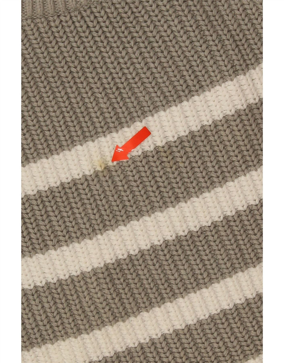 Marks & Spencer Pull ras du cou pour femme UK 10 Petit gris rayé