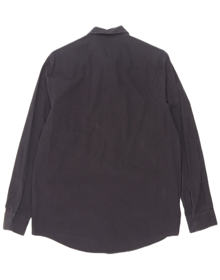 Cos Chemise Homme Taille 39 Coton Bleu Marine Moyen