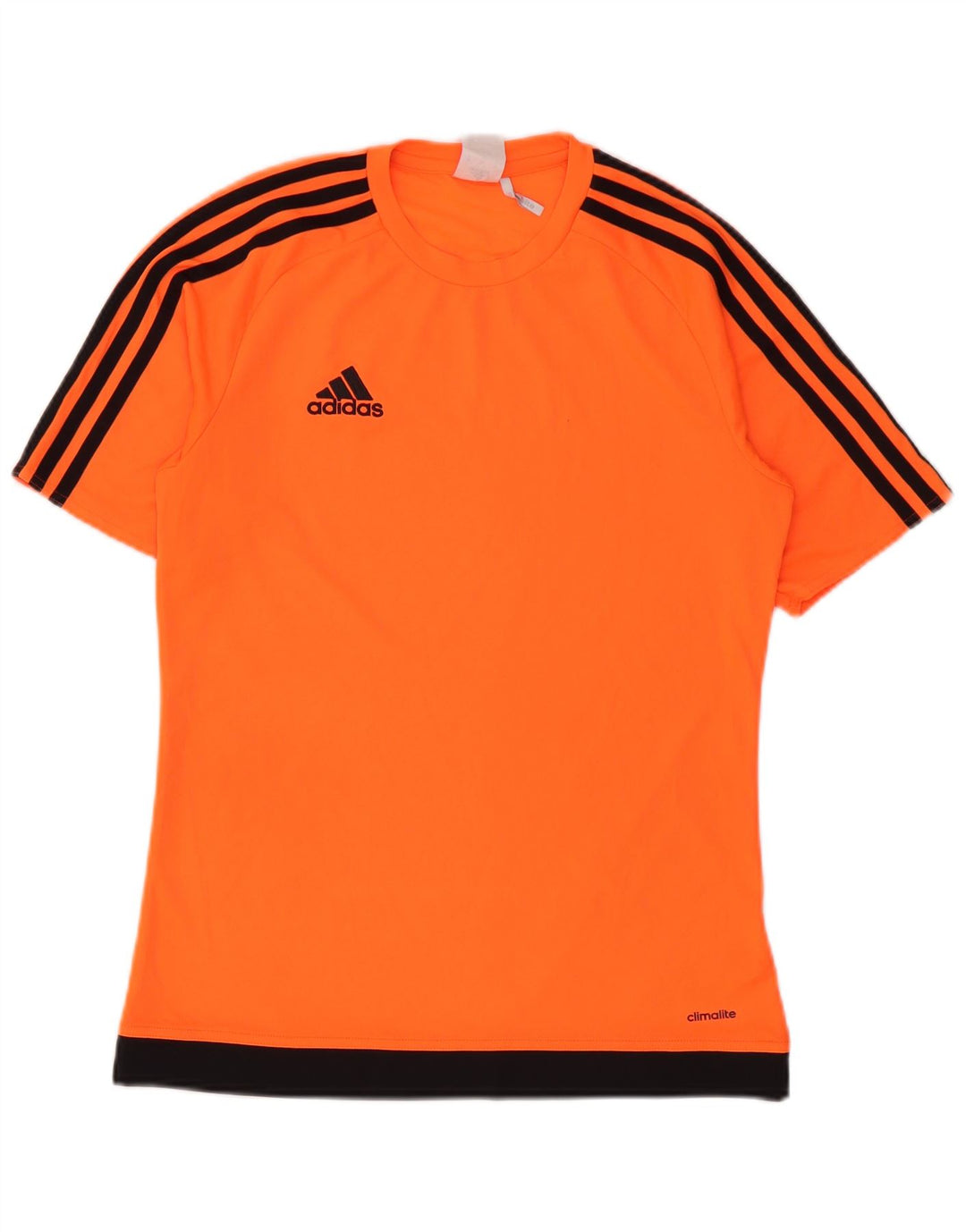Adidas Climalite T-Shirt Haut Petit Orange Colorblock Polyester