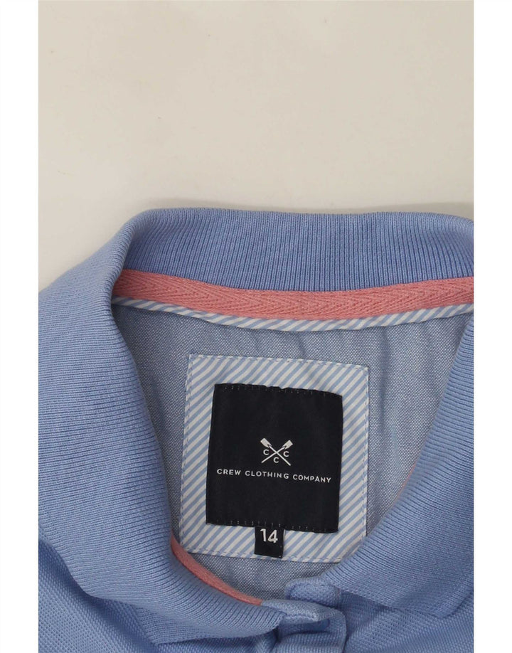 Crew Clothing Polo Femme UK 14 Bleu Moyen