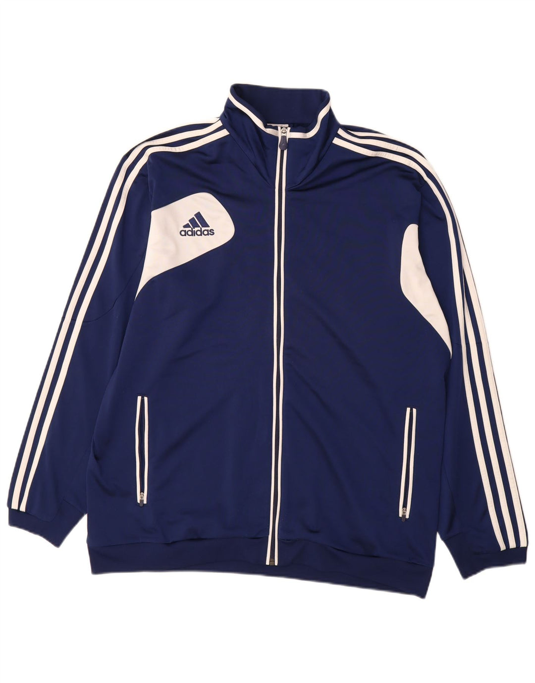 ADIDAS Veste de survêtement pour homme UK 46/48 XL Bleu marine Colourblock
