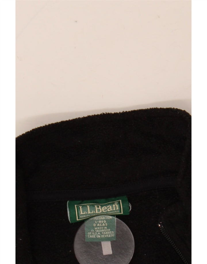 L.L.BEAN Veste Polaire Femme UK 16 Large Noir Polyester