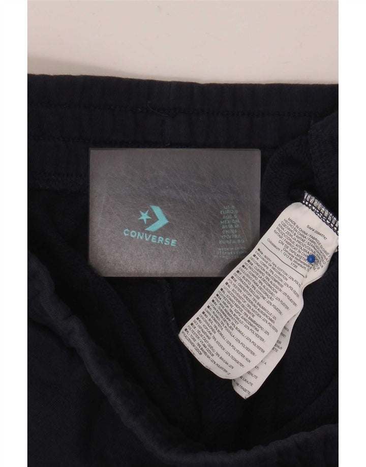 Converse Short de sport pour homme en coton bleu marine Taille S