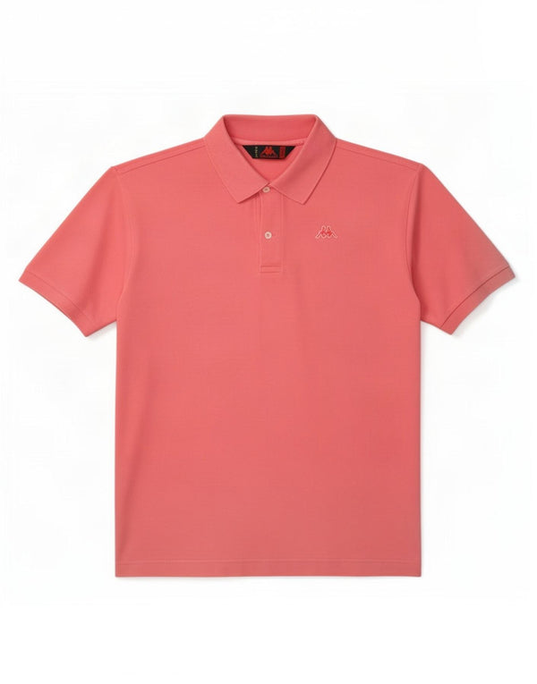 Kappa Mens Polo Shirt Large Pink Cotton