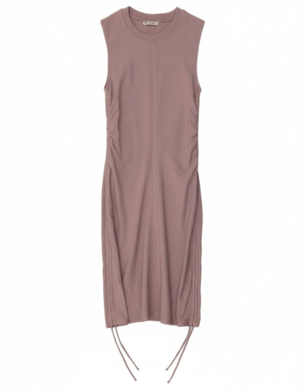 Zara Robe moulante sans manches pour femme UK 12 Violet moyen