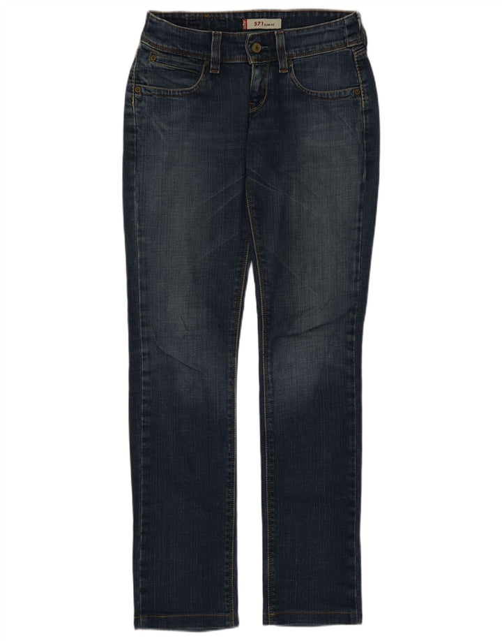 Levi's Jean Slim 571 Femme W27 L31 Bleu Coton