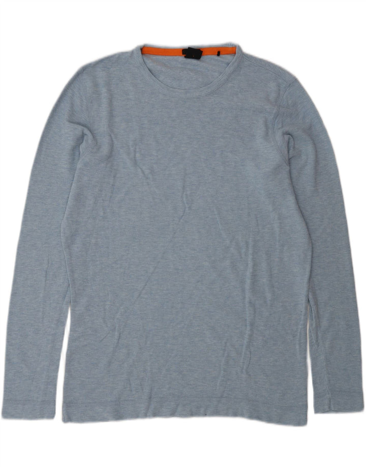 Hugo Boss Haut coupe slim à manches longues pour hommes, grand bleu