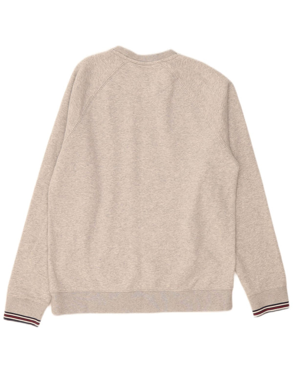 Fila Sweat-shirt pour homme en coton gris Small