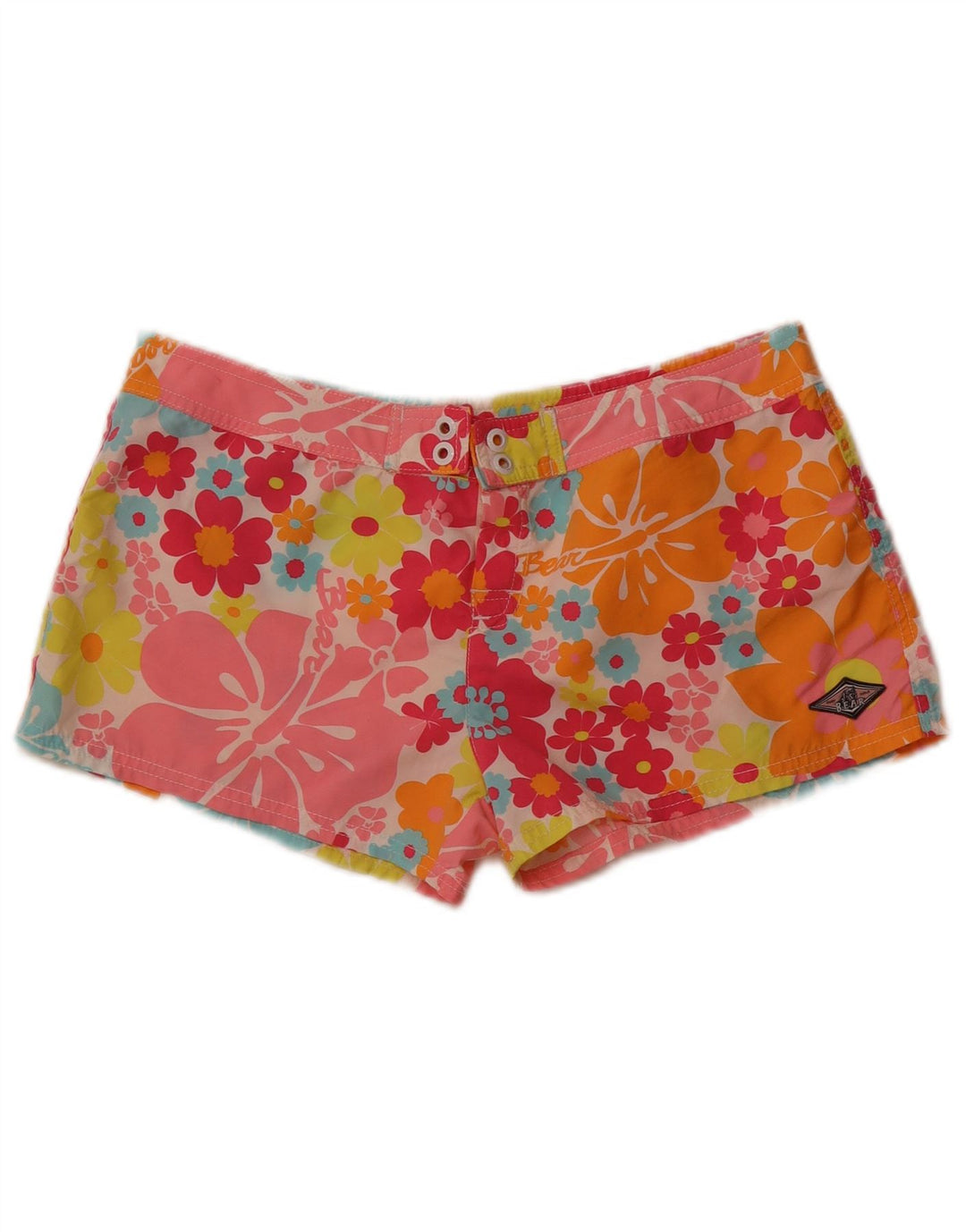 Bear Short de Bain Femme UK 44 Grand Polyester Floral Multicolore
