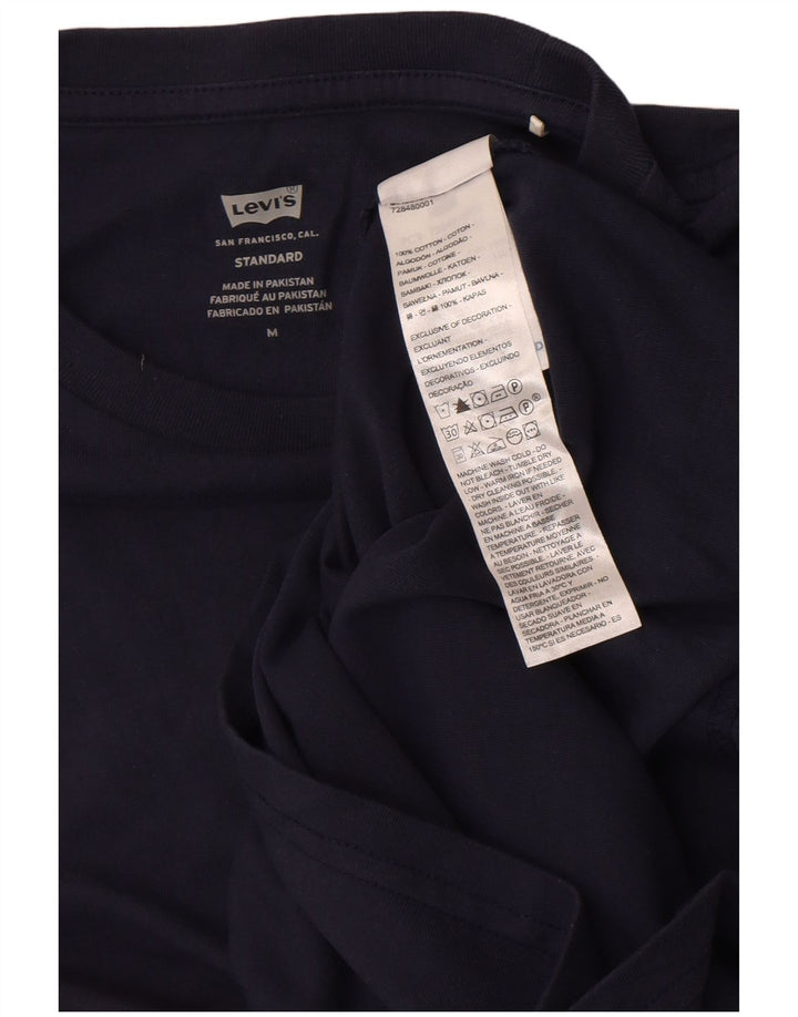 Levi's Top Standard Manches Longues Homme Bleu Marine Moyen Coton