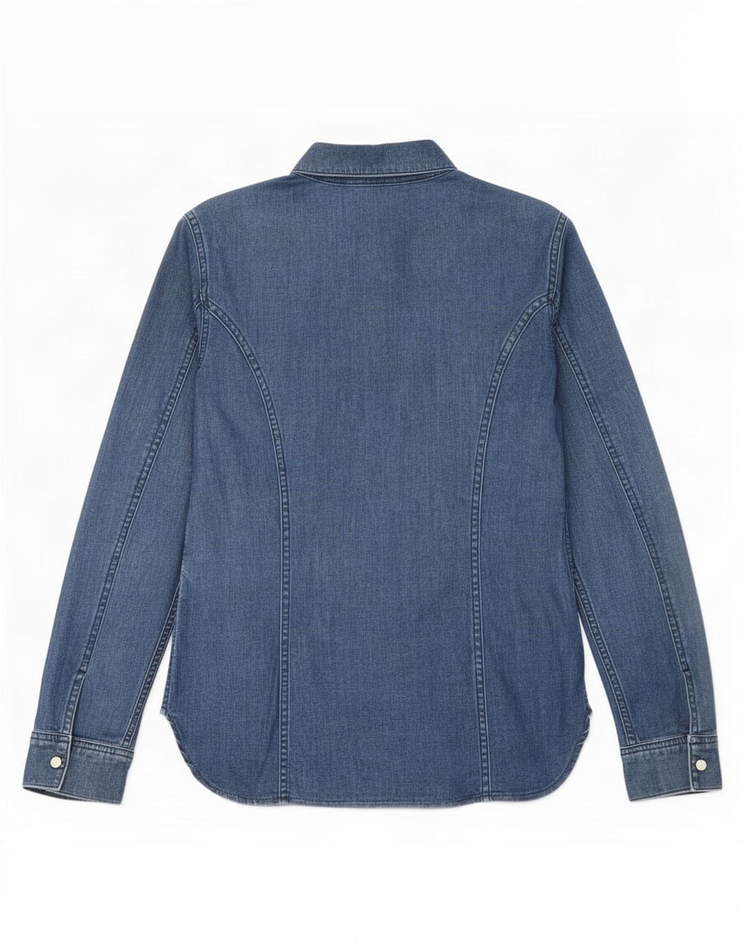 Massimo Dutti Chemise en jean pour femme UK 10 Small Bleu