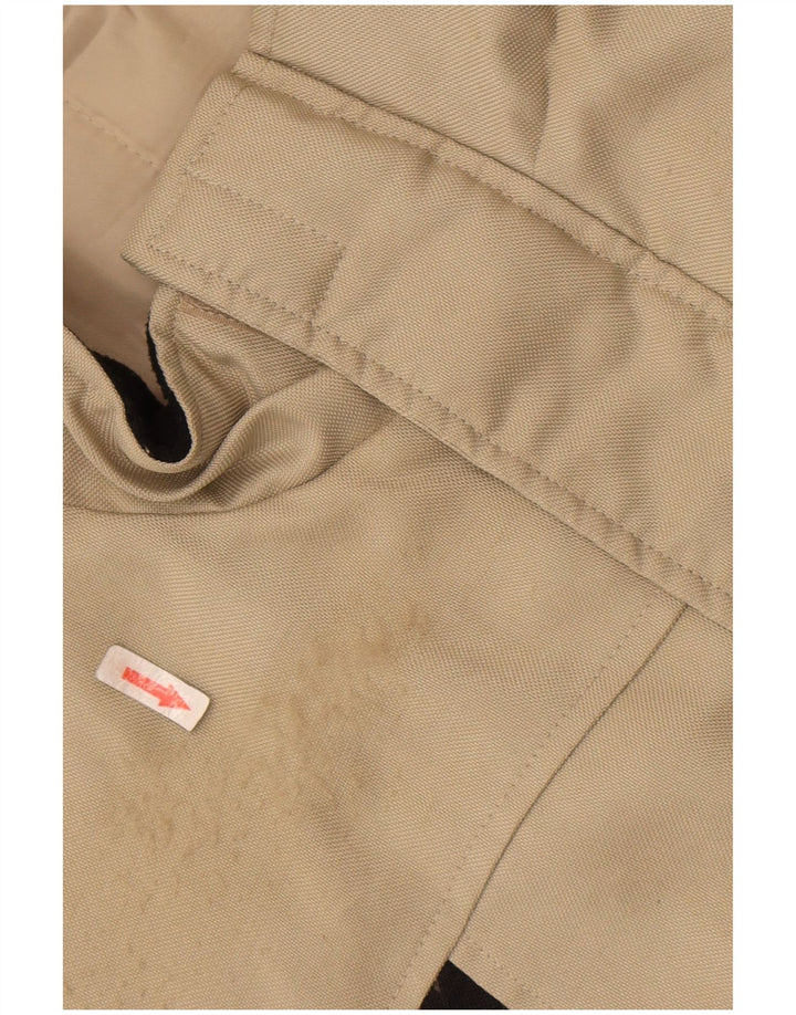 Umbro Veste coupe-vent pour femme UK 44 2XL Beige Colorblock Nylon