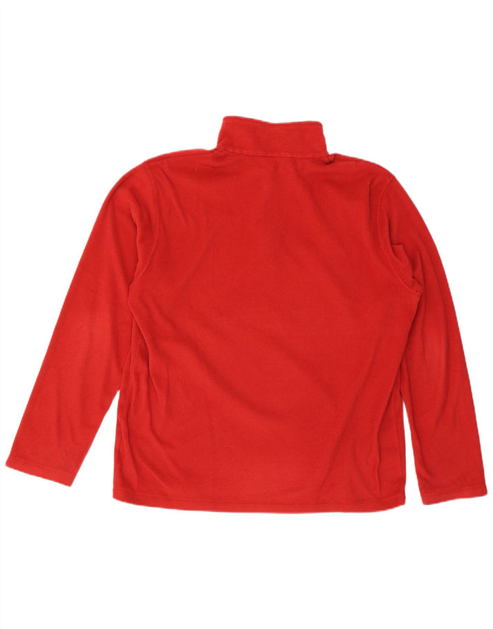 THE NORTH FACE Pull polaire à col zippé pour homme Large Rouge Polyester