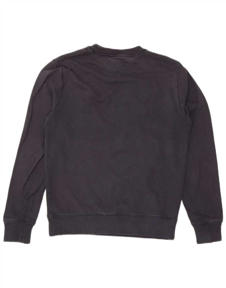Tommy Hilfiger Sweat-shirt graphique pour homme à rayures bleu marine moyen