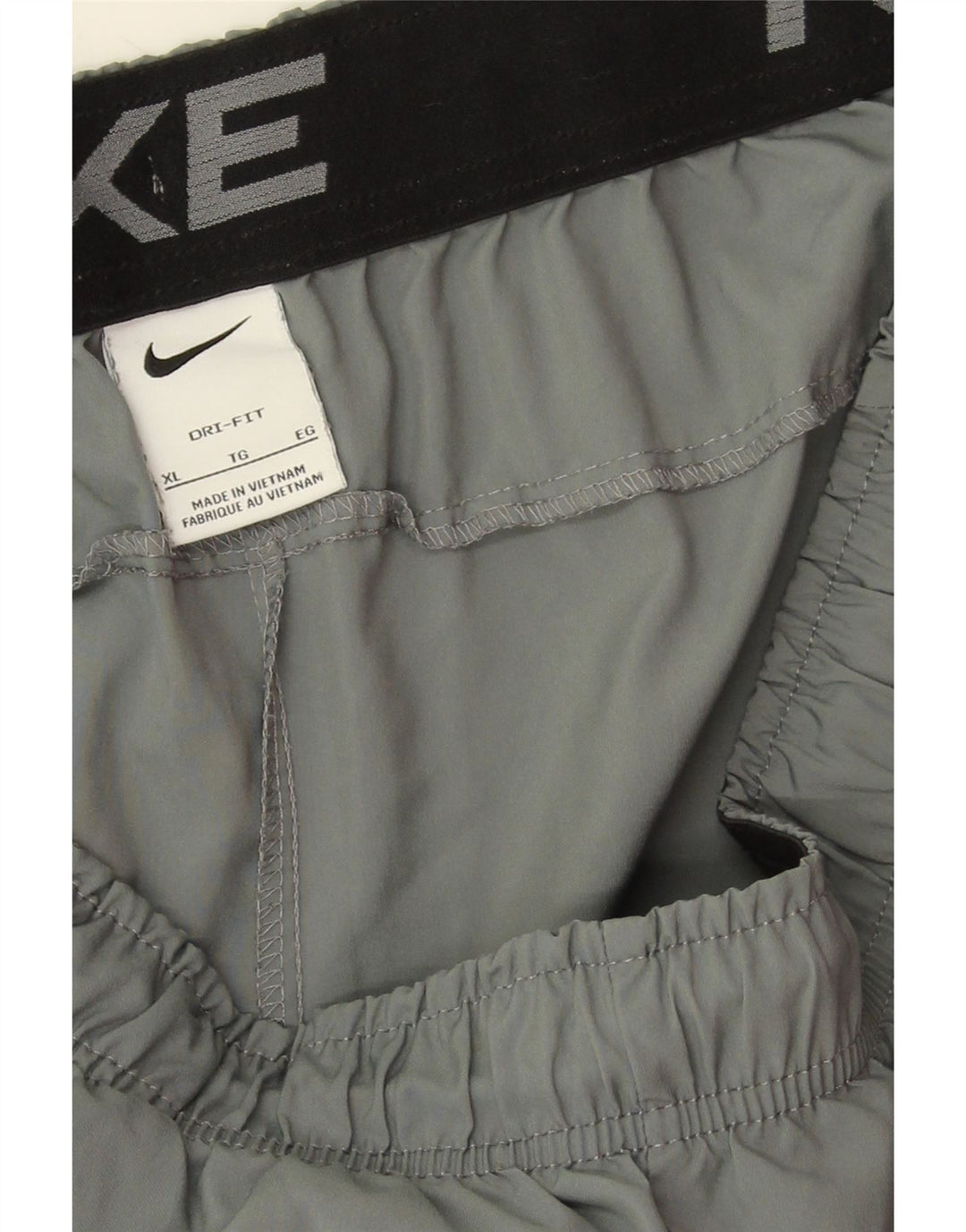 Nike Short de sport Dri Fit pour homme XL Gris Polyester