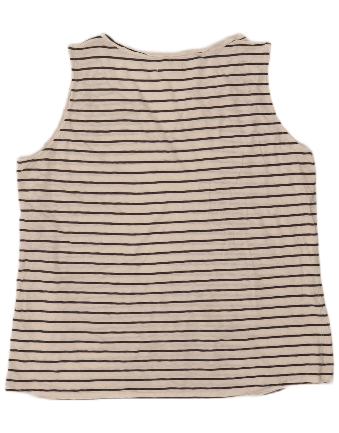 Débardeur White Stuff Femme UK 20 2XL Coton Rayé Blanc