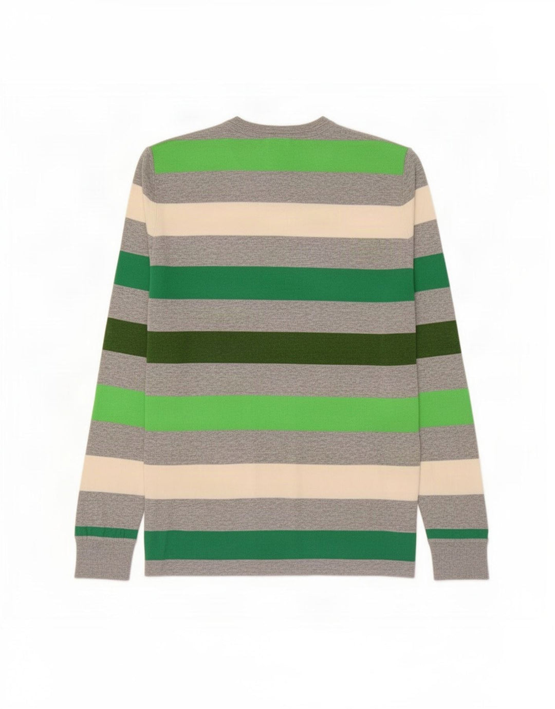 Gap Pull à col rond pour homme en coton rayé multicolore