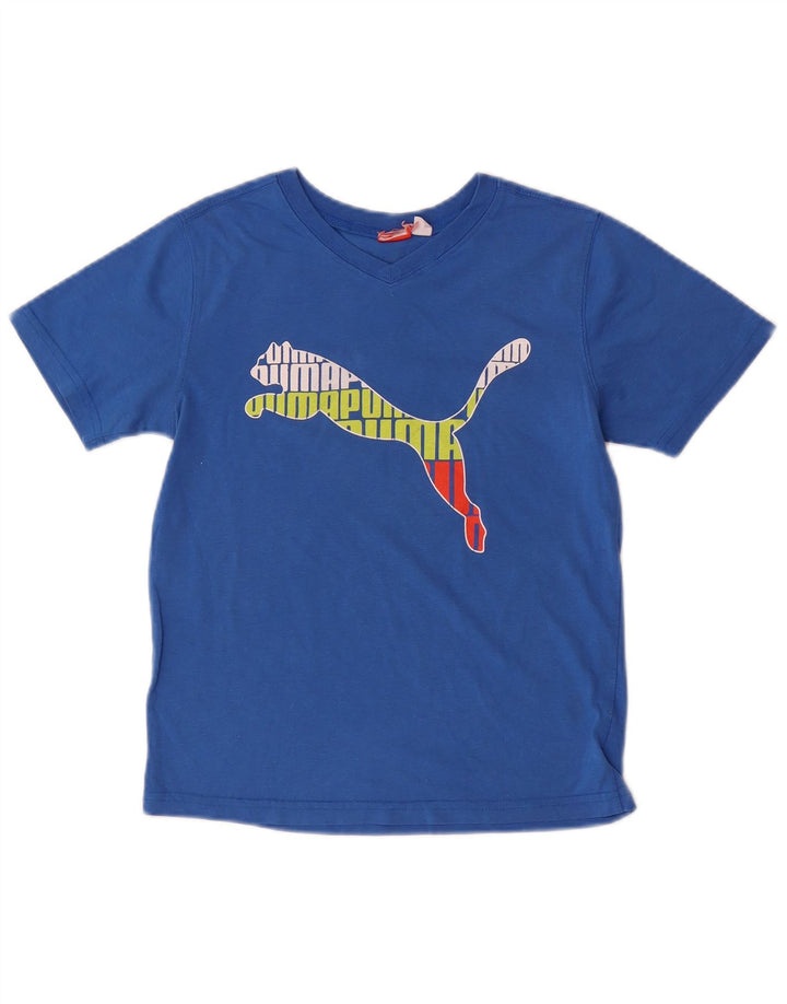 PUMA T-shirt graphique pour fille 11-12 ans Bleu