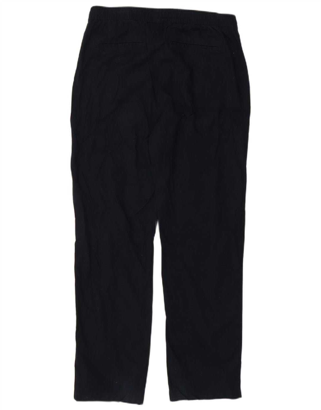 Marks & Spencer Pantalon Chino Droit Femme Moyen W30 L30 Bleu Marine