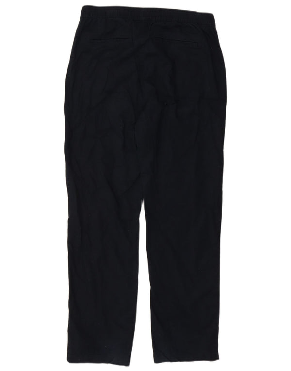 Marks & Spencer Pantalon Chino Droit Femme Moyen W30 L30 Bleu Marine