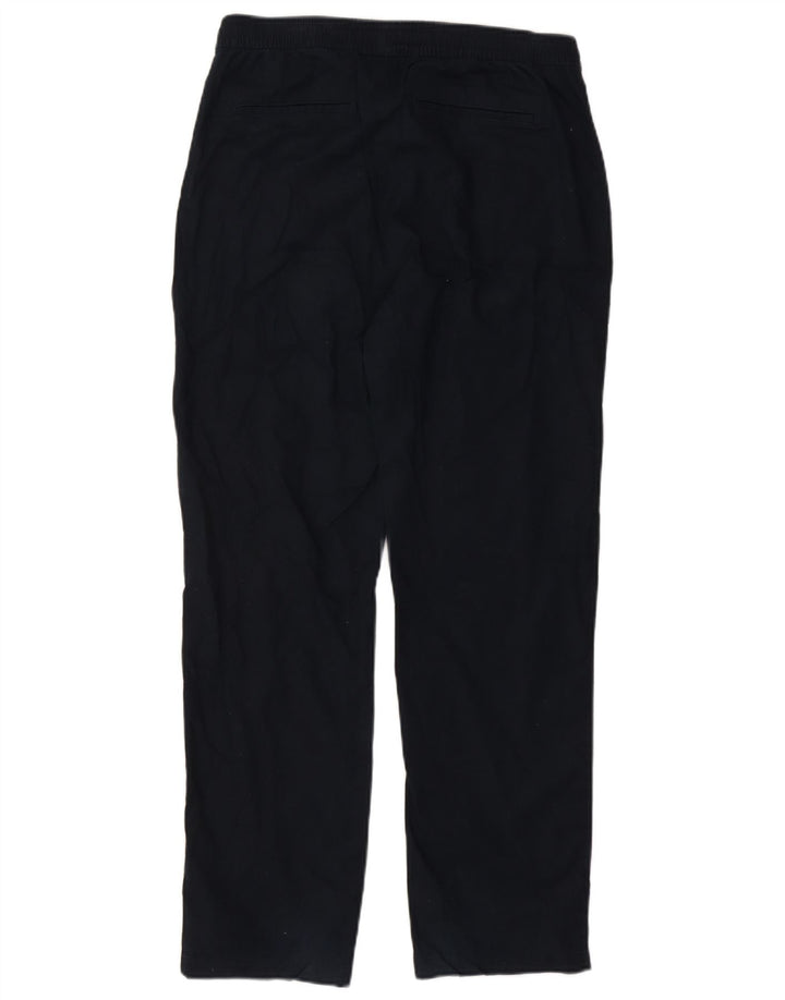Marks & Spencer Pantalon Chino Droit Femme Moyen W30 L30 Bleu Marine
