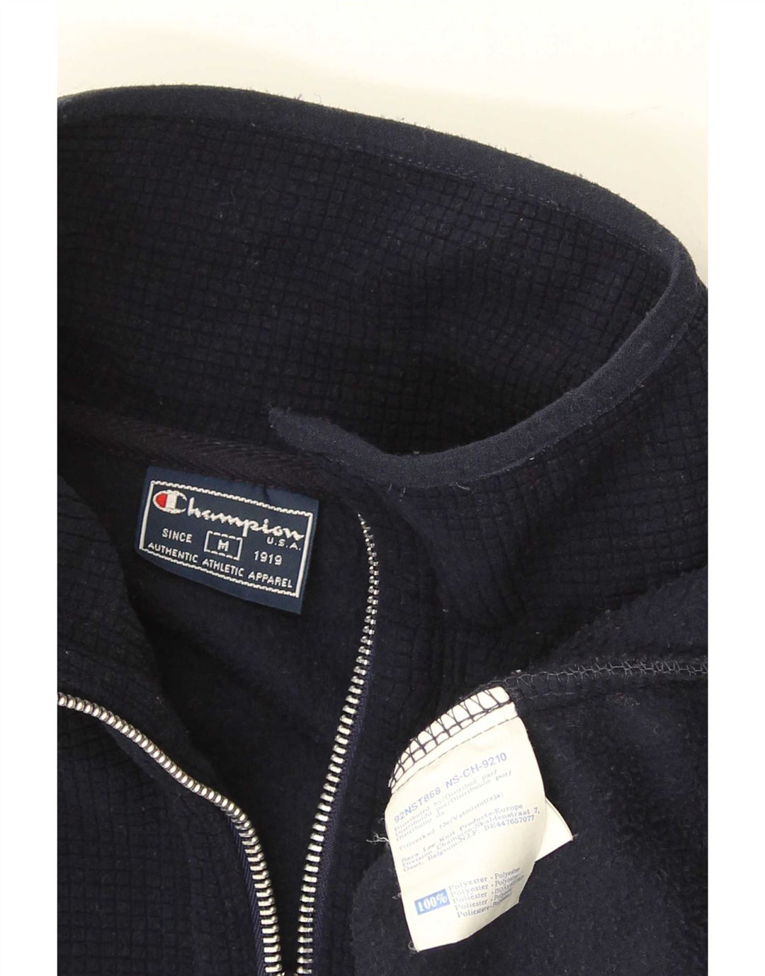 Champion Veste polaire pour homme UK 38 Bleu marine moyen Polyester