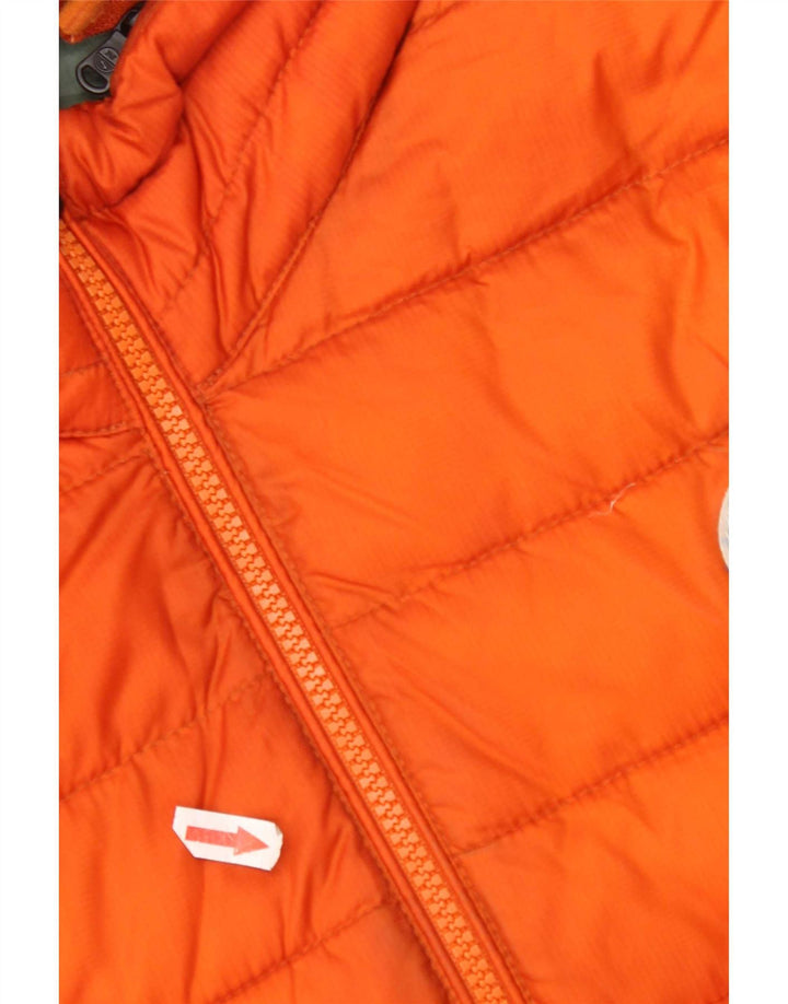 North Sails Veste matelassée à capuche pour homme UK 40 Large Orange Polyester